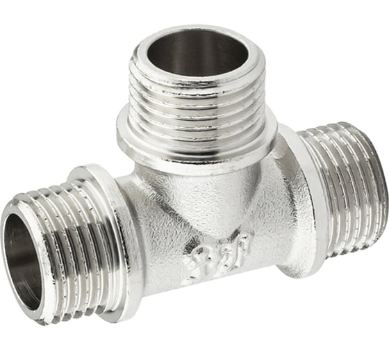 Изображение товара Тройник никелированный PROFACTOR н/н/н 1/2" PF TF 170