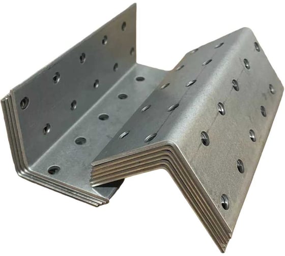 Изображение товара Крепежный равносторонний уголок 23 Болта 40x40x100 ОЦ, 10 шт. B93040100233099