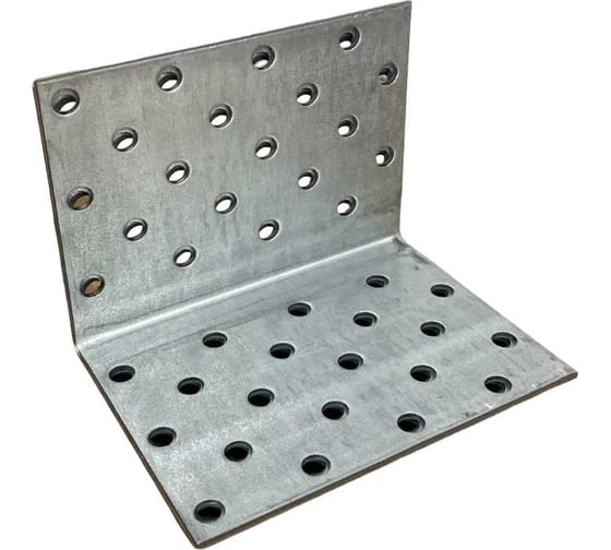 Изображение товара Крепежный равносторонний уголок 23 Болта 60x60x80 ОЦ, 10 шт. B93060080233099