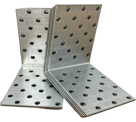 Изображение товара Крепежный равносторонний уголок 23 Болта 80x80x60 ОЦ, 10 шт. B93080060235099