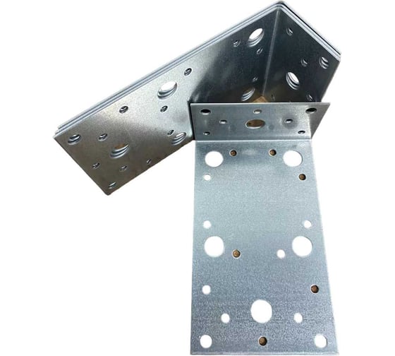 Изображение товара Крепежный асимметричный уголок 23 БОЛТА 150x60x90 ОЦ, 4 шт. B97015060231099