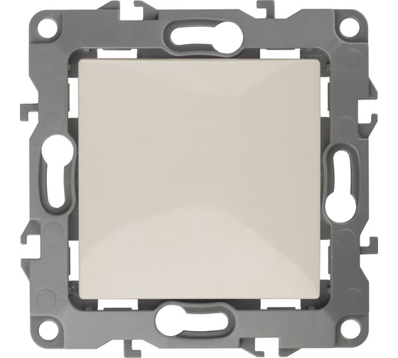 Изображение товара Кнопка ЭРА 12111102 10АХ250В, 12, слоновая кость, 10/100/2500 Б0047831