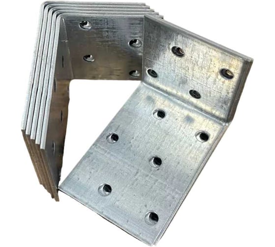 Изображение товара Крепежный анкерный уголок 23 БОЛТА 40x60x40 ОЦ, 10 шт. B96040060232599