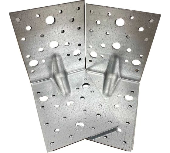 Изображение товара Крепежный уголок усиленный 23 Болта 130x130x100 ОЦ, 4 шт. B94013010234099