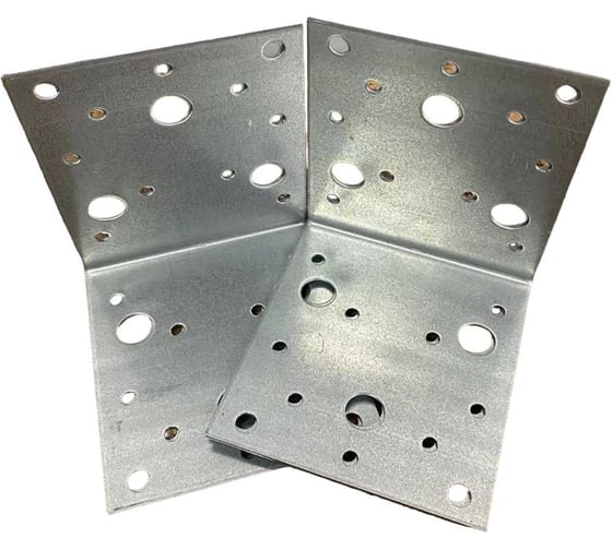 Изображение товара Крепежный перфорированный уголок 23 БОЛТА  130x130x100 ОЦ, 4 шт. B92013010235999