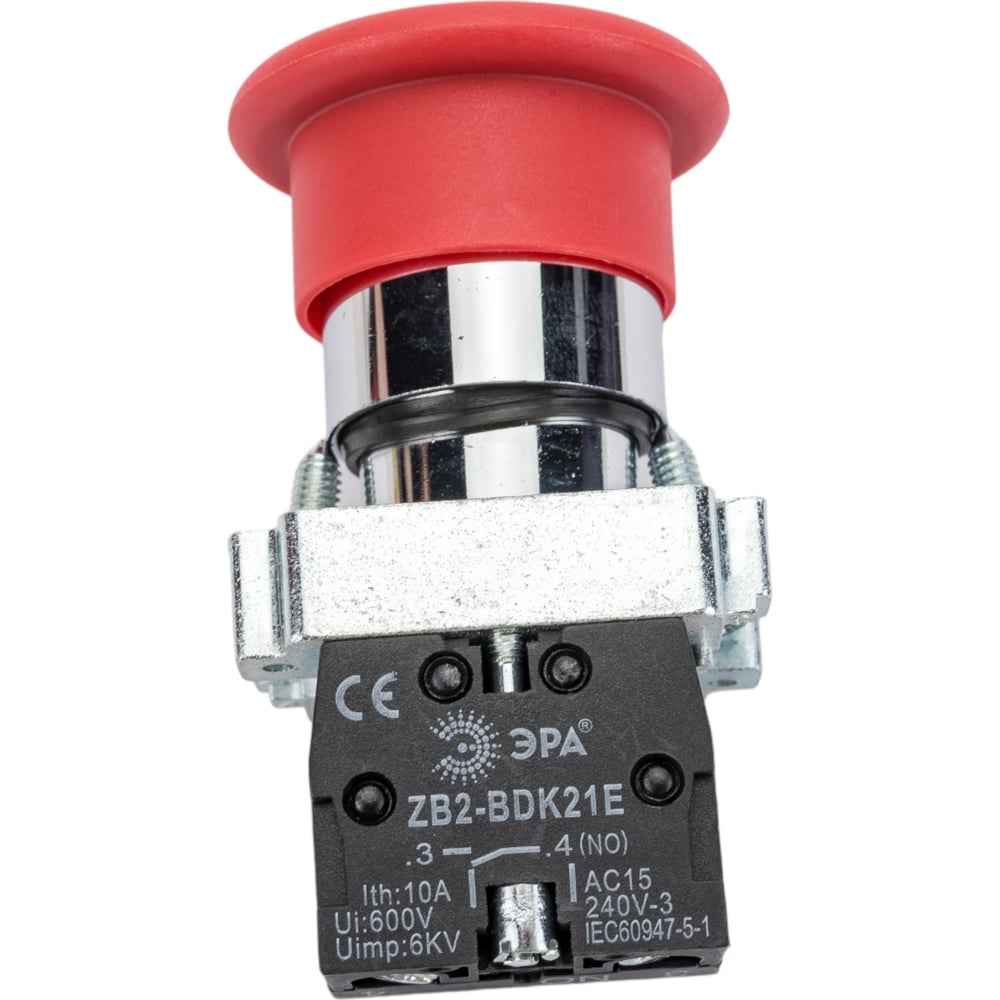 Кнопка управления ЭРА кнопка управления chint 667129 d 40 мм с фиксацией ip65 красный