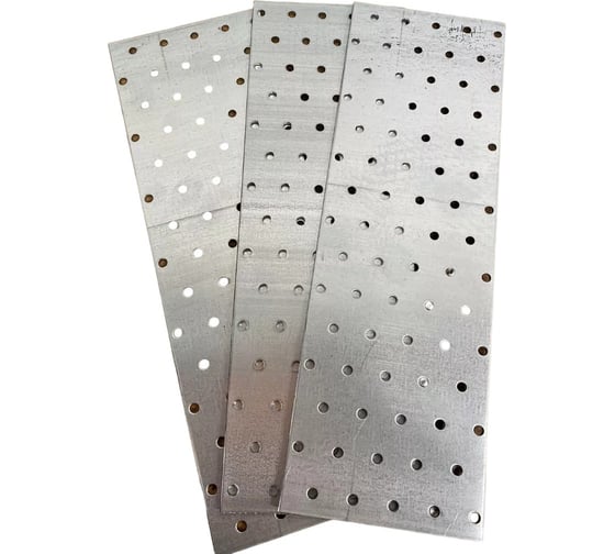 Изображение товара Пластина крепёжная соединительная 23 Болта 120x300 ОЦ, 4 шт. B9E120300232599