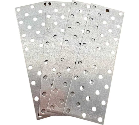 Изображение товара Пластина крепёжная соединительная 23 Болта 50x160 ОЦ, 4 шт. B9E050160232199