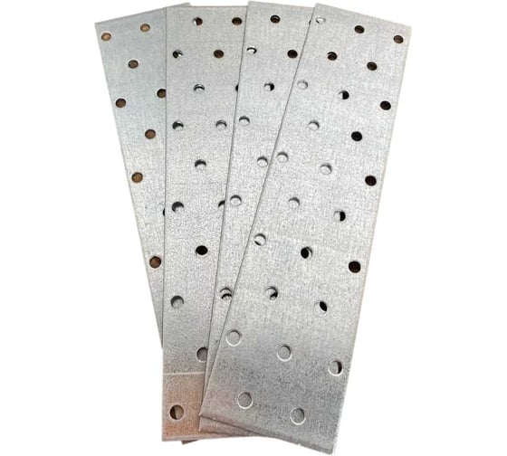 Изображение товара Пластина крепёжная соединительная 23 Болта 50x200 ОЦ, 4 шт. B9E050200233G99