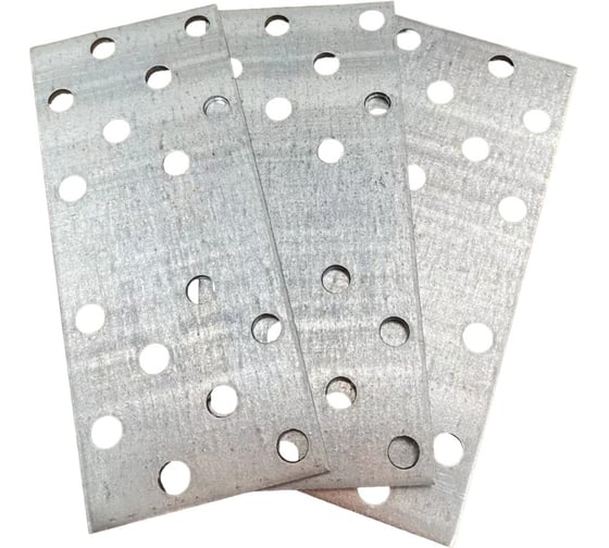 Изображение товара Пластина крепёжная соединительная 23 Болта 40x100 ОЦ, 4 шт. B9E040100242099