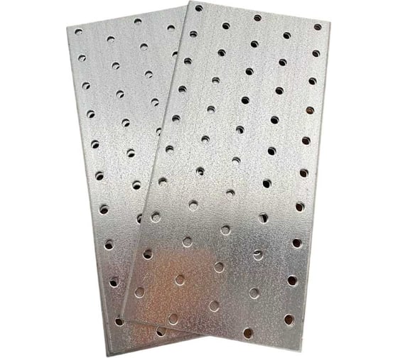 Изображение товара Пластина крепёжная соединительная 23 Болта 100x200 ОЦ, 4 шт. B9E100200235799