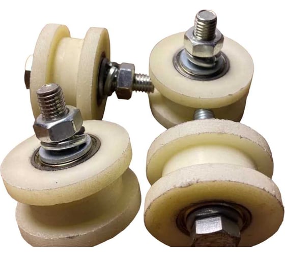 Изображение товара Ролик 23 Болта для ворот d 40 мм, под трубу 10x10,капролон 4 шт 2403