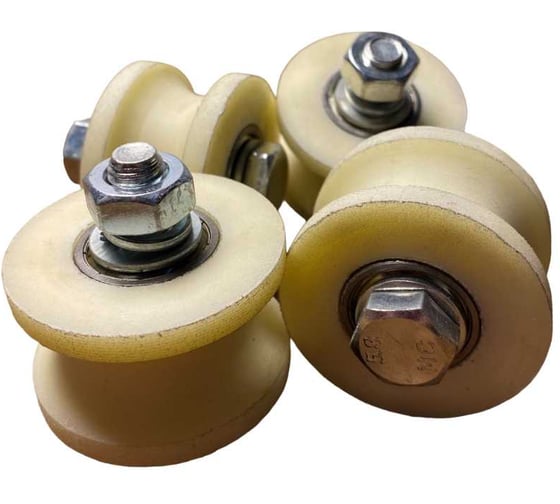 Изображение товара Ролик 23 Болта d 50 мм, под трубу 1/2 d 20 мм, капролон, 4 шт 2503