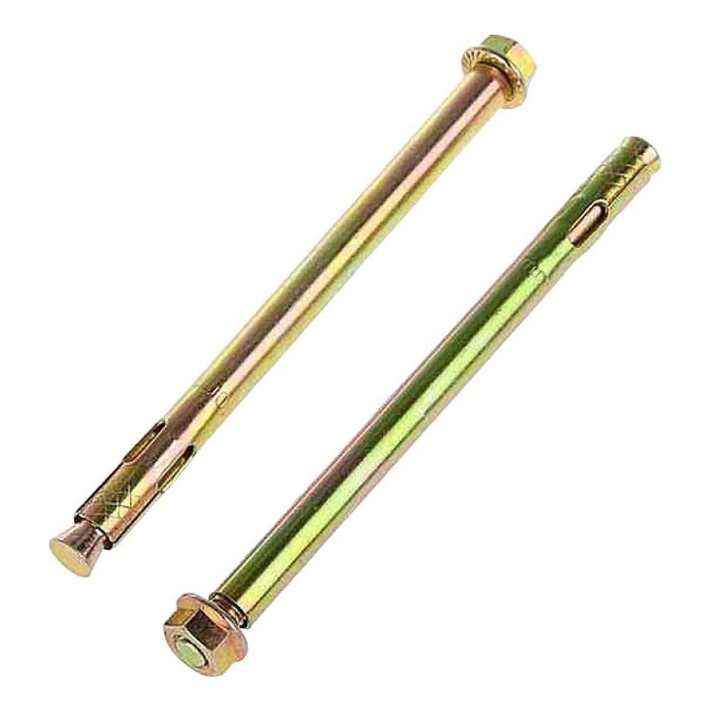 Изображение товара Анкерный болт с гайкой 12x130 мм 5 шт. оцинкованный для крепежа