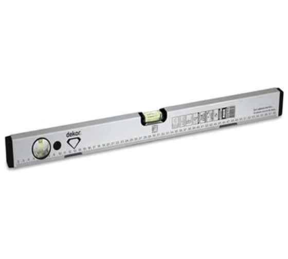 Изображение товара Алюминиевый строительный уровень DEKOR HASSAN 1000 мм 509