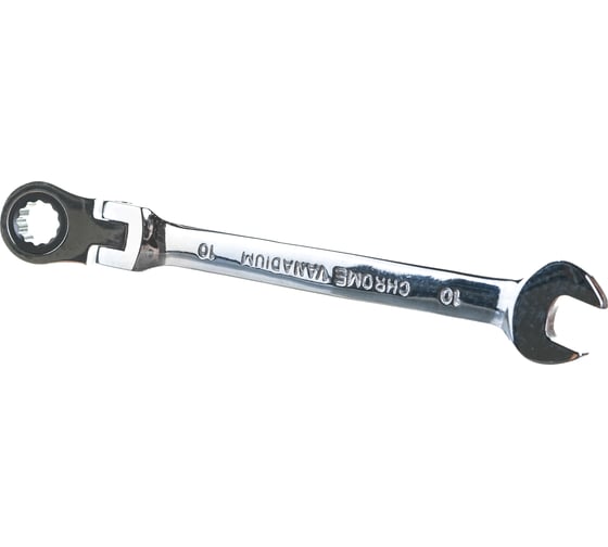 Изображение товара Гаечный комбинированный ключ с трещоткой КВАЛИТЕТ 10 мм ККТ-10Ш 6656135