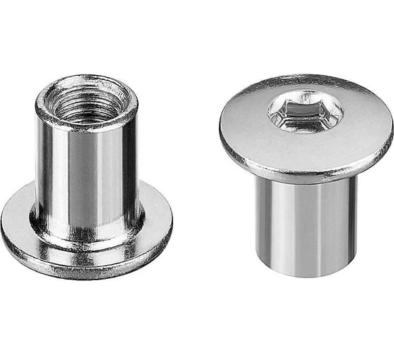 Изображение товара Мебельная гайка Эриксона 23 Болта М5 с полукруглой головкой, 10 шт. 2000000594798