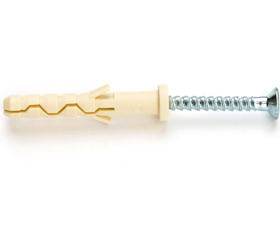 Изображение товара Дюбель-гвоздь Стройметиз PDG LK с цил.манжетой 6x40 12 шт. европодвес 2441011