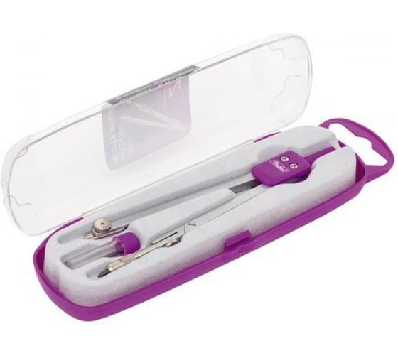 Изображение товара Готовальня HATBER 2 предмета Ассорти в пластиковом пенале 053065