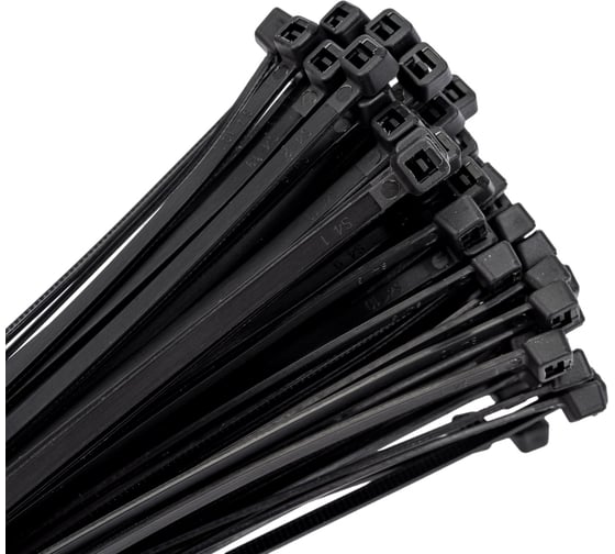 Изображение товара Хомут EKF 3,6х300 черный, нейлон 100 шт. plc-cb-3,6x300