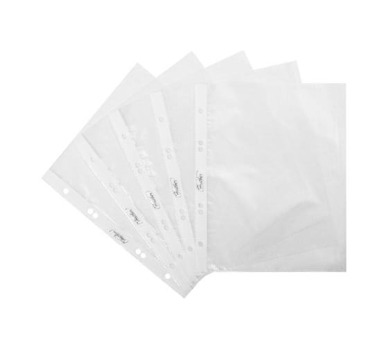 Изображение товара Папка-вкладыш с перфорацией HATBER А5ф 40мкм ECO тиснение 042630