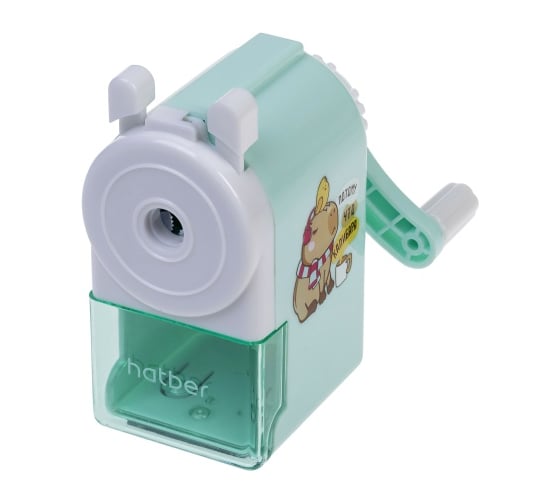Изображение товара Точилка HATBER Капибара, механическая с рисунком в прозрачном ПВХ-боксе 085873