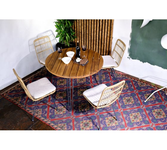 Изображение товара Обеденная группа из акации Joygarden CHARLOTTE S 74506/74504/74761