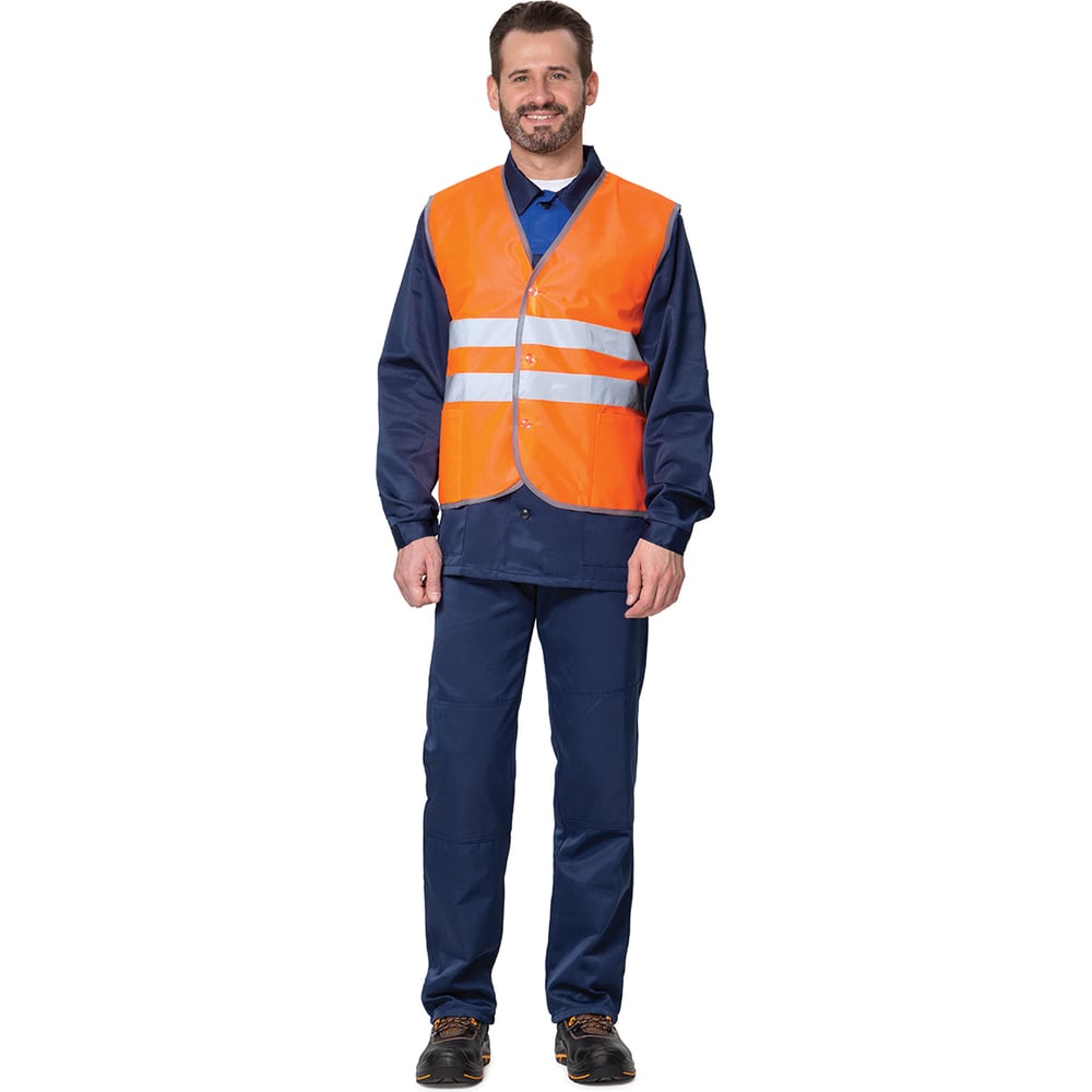 Изображение товара Жилет сигнальный Прабо Спектр Лайт 1П оранжевый, р. 56-58 19483