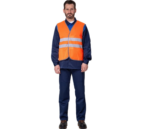 Изображение товара Жилет сигнальный Прабо Спектр Лайт 1 оранжевый, р. 56-58 19478
