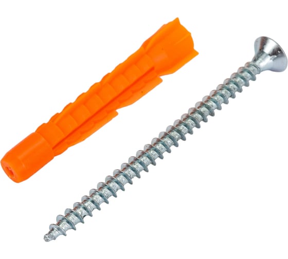Изображение товара Дюбель-U Стройметиз 8х52 + саморез Шуц 5х70, 9 шт европодвес 2930151