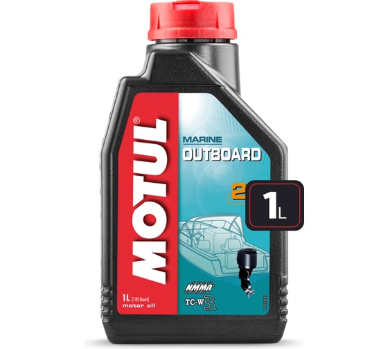Изображение товара Моторное масло MOTUL OUTBOARD 2T 1 л 112750