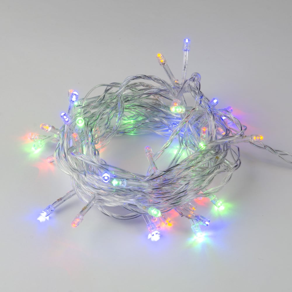 Изображение товара Светодиодная гирлянда Uniel 5м с мультиколор и контроллером IP20