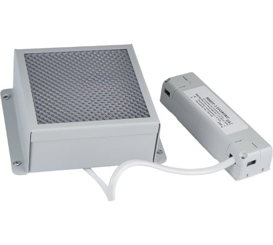 Изображение товара Светодиодный потолочный встраиваемый светильник Uniel ULP-1010 7W, 4000К, IP40, GRILYATO WHITE UL-00007426