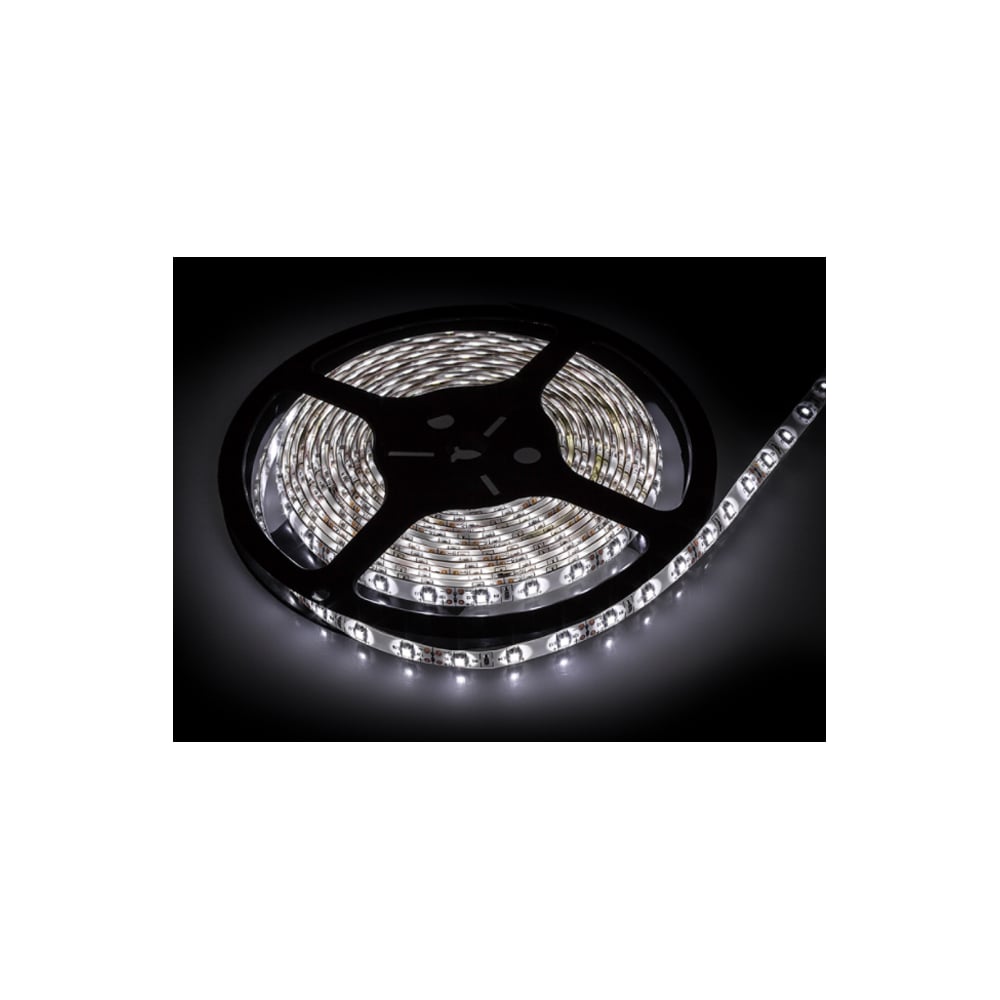 фото Светодиодная лента in home ls 28cw-60/33 60led, 4.8вт/м, 12в, ip33, холодный белый, 6000k 4690612023090