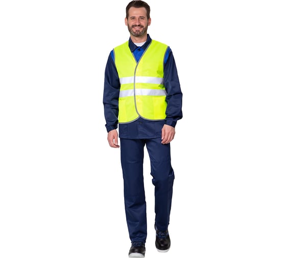 Изображение товара Жилет сигнальный Прабо Спектр Лайт 1П лимонный, р. 56-58 19473