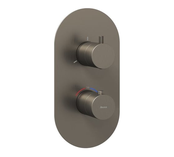 Изображение товара Смеситель скрытого монтажа RAVAK ES 067.20GB.O3 графит (3 вывода) + нужен RB07C.50 (X070232) X070326