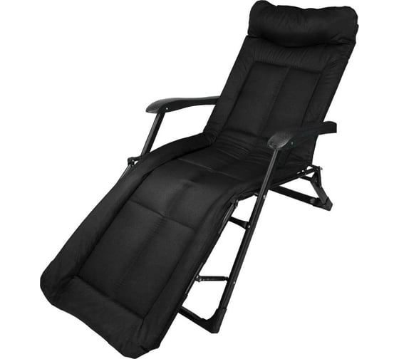Изображение товара Шезлонг складной WMC TOOLS черный WMC-FG-HY-8000BK(59780)