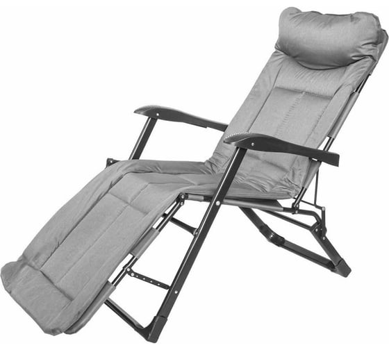 Изображение товара Шезлонг складной WMC TOOLS светло-серый WMC-FG-HY-8000LGR(59257)