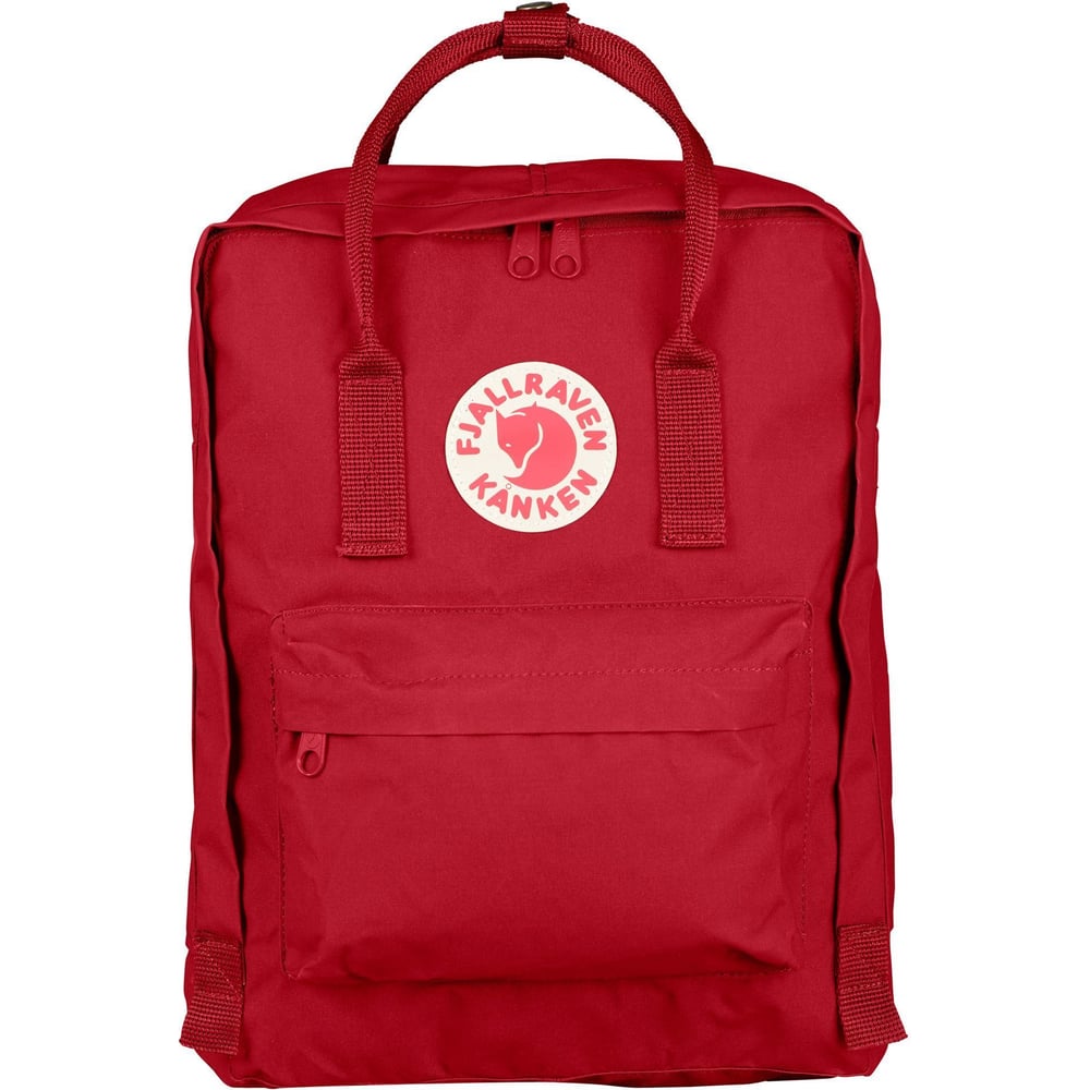 фото Рюкзак fjallraven kanken, красный, 27х13х38 см, 16 л, f23510-325