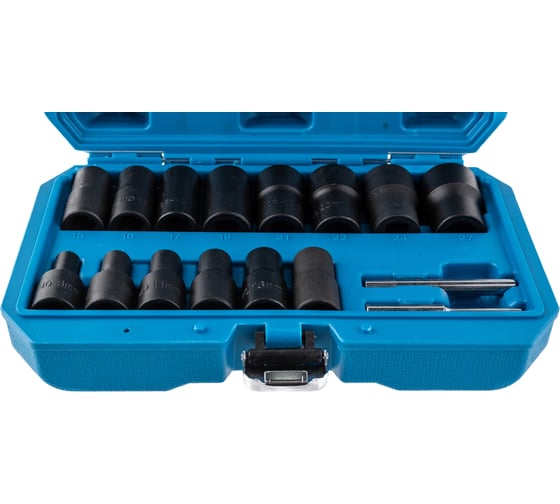 Изображение товара Набор головок для поврежденных болтов и гаек 16 шт VERTUL VR50927B