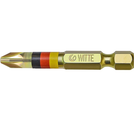 Изображение товара Биты повышенной твердости (100 шт; PZ2х50 мм) WITTE 271712000