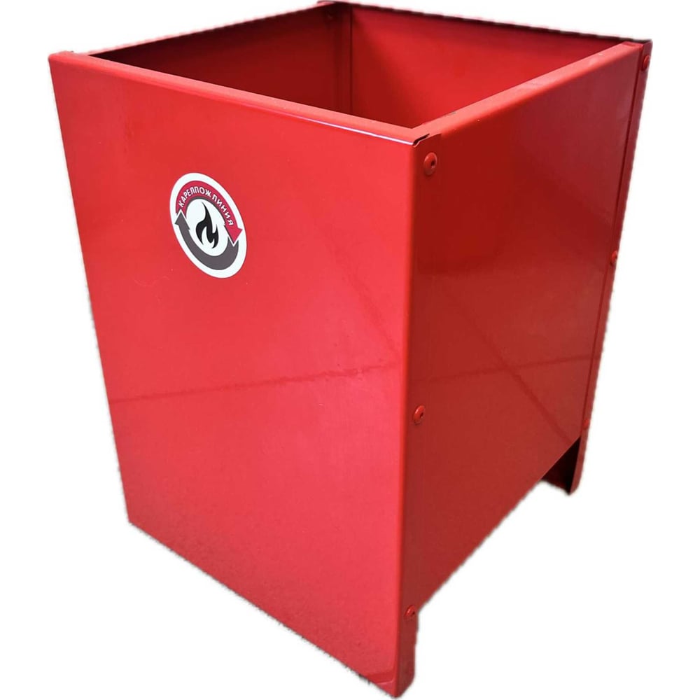 Изображение товара Подставка под огнетушитель П10 Карелпожлиния сварная 170x170x300 сталь краска красная