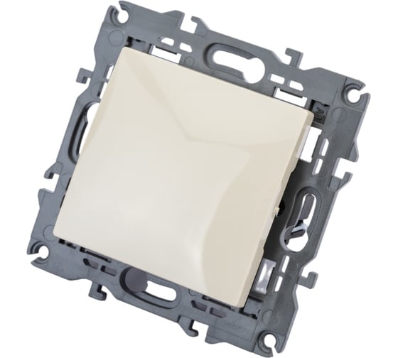 Изображение товара Кнопка ЭРА 14111102, 10АХ250В, Elegance, слоновая кость Б0047863