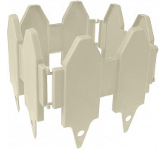 Изображение товара Декоративный заборчик Дачная мозаика Дощечки белые 10676