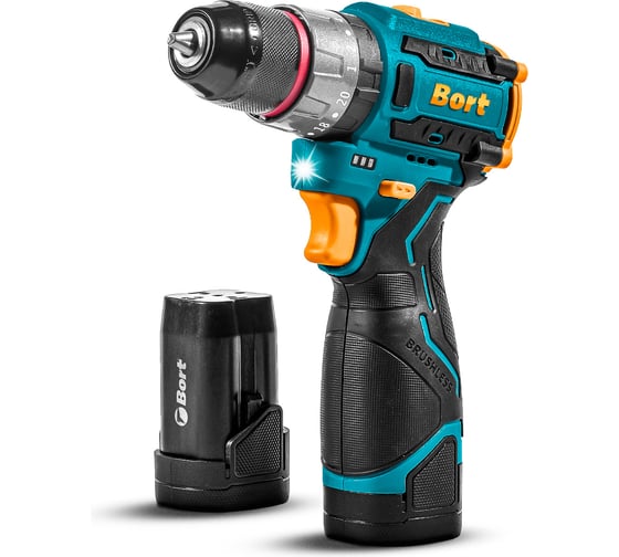 Изображение товара Дрель-шуруповерт аккумуляторная ударная BORT BAB-16U (2x2А.ч) 93414882