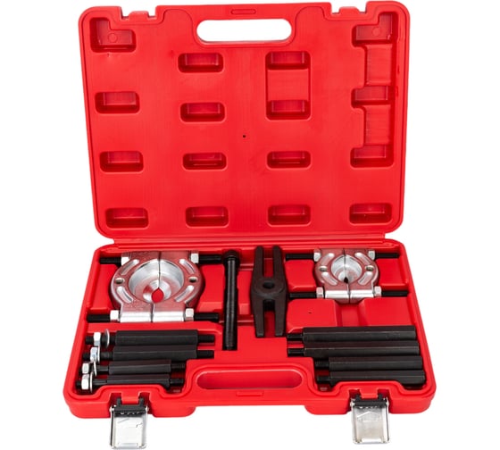 Изображение товара Набор съемников подшипников сепараторного типа ЭВРИКА 12 предметов, в кейсе ER-86847