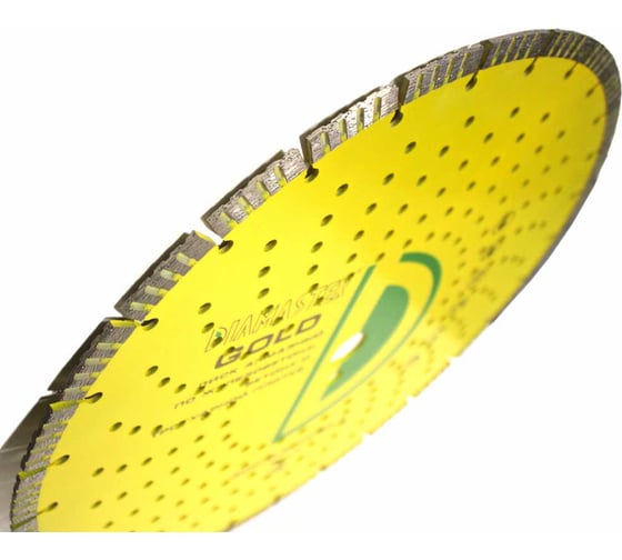 Изображение товара Диск алмазный сегментный по железобетону  turbo GOLDEN TYPE (400х25.4х4.0х12 мм; 28Z) DIAMASTER 121.000.7006