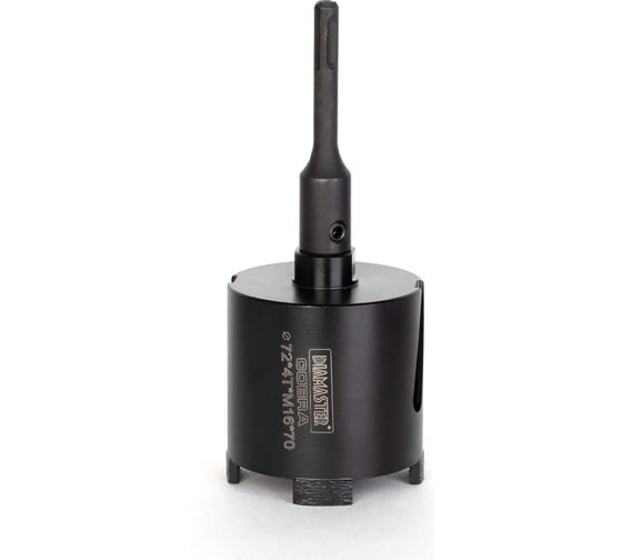 Изображение товара Сверло сегментное Diamaster Expert М16 SDSplus с перех. д.72 h70мм ж.бетон dry вакуумное спекание 121.600.7225