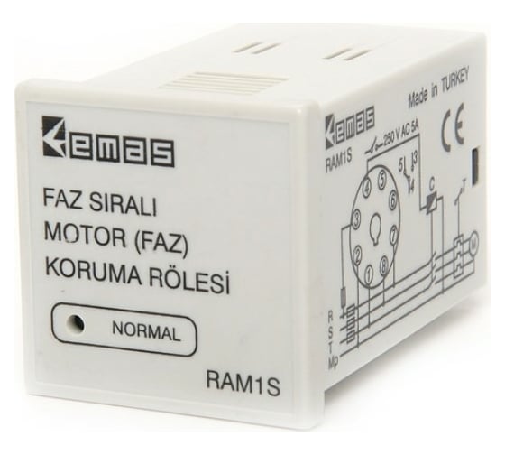 Изображение товара Реле защиты двигателя Emas 3х380В от обрыва и перекоса фаз RAM1S