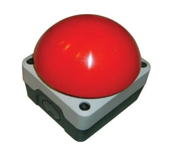 Изображение товара 1 кнопочный пульт управления Emas с Грибком 72мм, 250В, 4А. P1C400E72